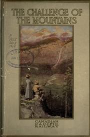 Cover of: The challenge of the mountains