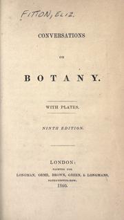 Conversations on botany by Elizabeth Fitton