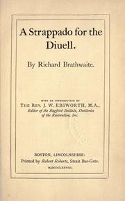 Cover of: A strappado for the Diuell by Richard Brathwaite, Richard Brathwaite