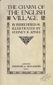 Cover of: The charm of the English village