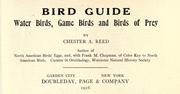 Cover of: Bird guide by Chester A. Reed
