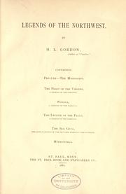 Cover of: Legends of the Northwest by Hanford Lennox Gordon
