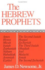 Cover of: The Hebrew Prophets by James D. Newsome