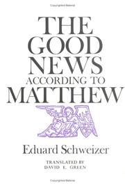 Cover of: The good news according to Matthew
