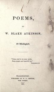 Cover of: Poems