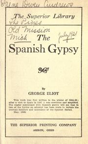 Cover of: The Spanish Gypsy by George Eliot
