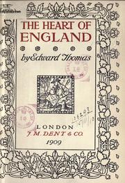 Cover of: The heart of England. by Edward Thomas