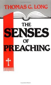 Cover of: The senses of preaching