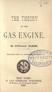 Cover of: The theory of the gas engine