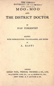 Cover of: Moo-moo and The district doctor