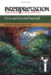 First and Second Samuel by Walter Brueggemann