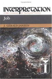 Cover of: Job by J. Gerald Janzen