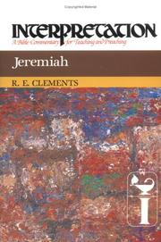 Cover of: Jeremiah by R. E. Clements