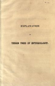 Cover of: A glossary to Say's Entomology by Say, Thomas