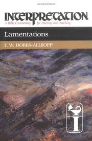 Cover of: Lamentations (Interpretation, a Bible Commentary for Teaching and Preaching)