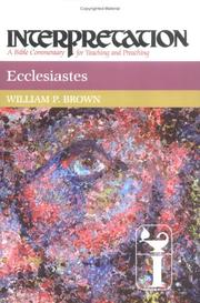 Cover of: Ecclesiastes (Interpretation, a Bible Commentary for Teaching and Preaching)