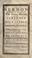 Cover of: A sermon preach'd before the Right Honourable the Lord Mayor and aldermen of the city of London at the Cathedral Church of St. Paul, on Friday, January 30. 1729.