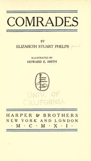 Cover of Comrades by elizabeth stuart phelps