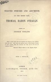 Selected speeches and arguments of the Right Hon. Thomas, Baron O'Hagan by O'Hagan, Thomas O'Hagan Baron