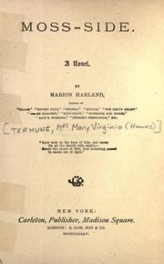 Cover of: Moss-side by Marion Harland
