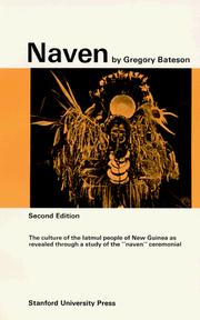 Cover of: Naven by Gregory Bateson