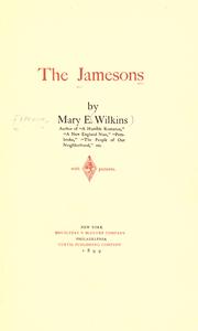 Cover of: The Jamesons by Mary Eleanor Wilkins Freeman