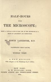 Cover of: Half-hours with the microscope
