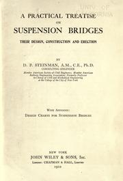 Cover of: A practical treatise on suspension bridges by D. B. Steinman