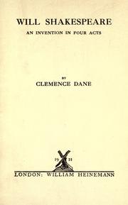 Cover of: Will Shakespeare by Clemence Dane