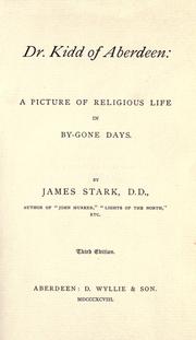 Cover of: Dr. Kidd of Aberdeen by Stark, James