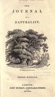 The journal of a naturalist by J. L. Knapp