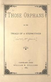 Cover of: Those Orphans