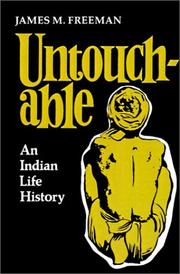 Cover of: Untouchable: An Indian Life History