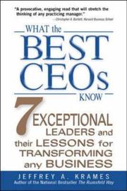 What the Best CEOs Know