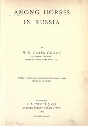 Cover of: Among horses in Russia by M. Horace Hayes