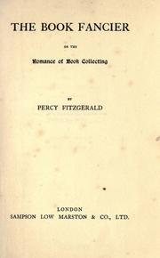 The book fancier by Percy Fitzgerald