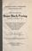 Cover of: Specifications for stone block paving, adopted October 14, 1915 ...