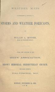 Cover of: Weather maps illustrating a lecture on storms and weather forecasts