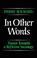 Cover of: In other words