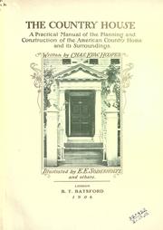 Cover of: The country house