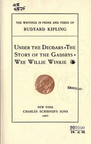 Cover of: The  writings in prose and verse of Rudyard Kipling. by Rudyard Kipling