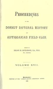 Cover of: Proceedings. by Dorset Natural History and Archaeological Society, Dorset Natural History and Archaeological Society