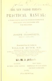 Cover of: The new parish priest's practical manual