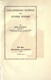 Cover of: Lollingdon Downs and other poems by John Masefield