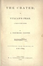 Cover of: The crater by James Fenimore Cooper