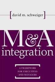 Cover of: M&A Integration  by David Schweiger