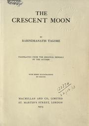 Cover of: The crescent moon. by Rabindranath Tagore