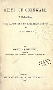 Cover of: Sibyl of Cornwall, a poetical tale.: The land's end, St. Michael's Mount, and other poems.