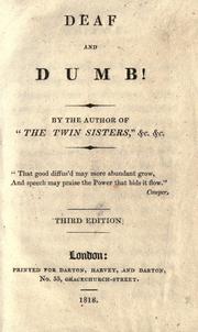 Cover of: Deaf and dumb