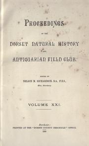 Cover of: Proceedings. by Dorset Natural History and Archaeological Society, Dorset Natural History and Archaeological Society